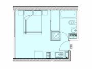 Excelente Dpto Estudio Metro Padre Hurtado