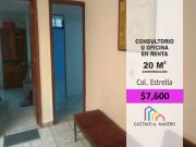 EXCELENTE ESPACIO PARA CONSULTORIO U OFICINA EN RENTA