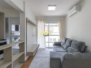 Excelente flat com 2 dormitórios e suíte para alugar...