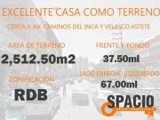 Excelente Terreno en Surco