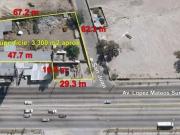 Excelente Terreno comercial en esquina sobre av López...