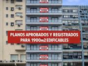 PLANOS REGISTRADOS PARA 1900M2, IDEAL LOCAL DEPTOS, A...
