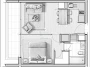 EXCELENTES Deptos NUEVOS 1 Dormitorio + 1 Baño, La Florida