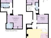 Exceptional four bedroom duplex with direct lift access...