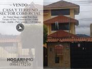 EXCLUSIVA Casa y Terreno COMERCIAL Terreno en Venta en...