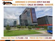 Exclusiva oficina en alquiler Bogotá, Colombia