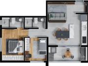 EXECELENTE APARTAMENTO NO NOVO MUNDO,COM OTIMA LOCALIZAÇÃO