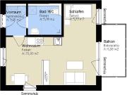 Exklusive 1 Zimmer Wohnung mit Balkon in ruhiger Lage