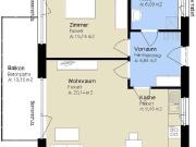 Exklusive 2 Zimmer Wohnung im Herzen von Wetzelsdorf