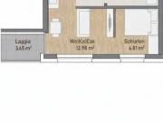 Exklusive 2 Zimmer Wohnung mit Loggia im 4. Obergeschoss!