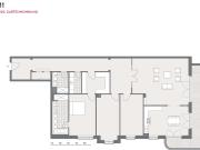 Exklusive 4 Zimmer Wohnung am Ku’damm – möbliert, 204...