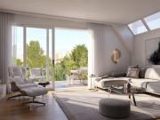 Exklusive Erstbezugs DG Wohnung mit Balkon und Terrasse...