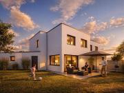 Exklusive Neubau Doppelhaus Hälfte mit Doppelgarage...