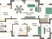 Exklusive, neuwertige 3 Zimmer Wohnung