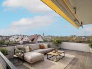 Exklusives Wohnen über der Stadt Penthouse Rohdiamant