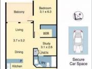 Experience Luxury Living in this Spacious One Bedroom...