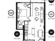 Fabulous Clean 1 BR 628sf Condo at College & Yonge