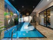 Facing park 28 marla ultra modern corner full basement...