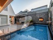 Facing park 2 kanal swimming pool bungalow for sale near...