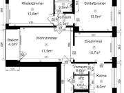 Familienfreundliche 3 Zimmer Wohnung mit Balkon in der...