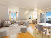 Familienpenthouse mit 5,5 Zimmern und Balkonen