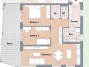 Familienwohnung mit 4 Zimmer in Ruhelage von Gösting