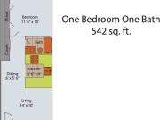 Farrar West Apartments South 1 Bedroom Apartment for...