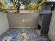 Fase final de obras. Churrasqueira e patio