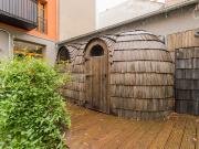 Fashionable studio in the trendy district of...