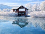 Faszinierendes Seehaus am Ossiacher See am Fuße des...