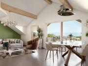 Feternes T4 77 m² dernier étage vue lac panoramique,...