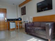 Flat à venda, 1 quarto, 1 suíte, 1 vaga, Funcionários...