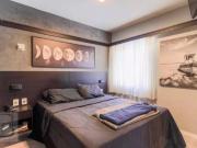 Flat com 1 dormitório para alugar, 34 m² por R$...