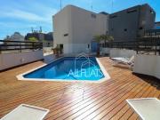 Flat com 1 dormitório para alugar, 33 m² por R$...