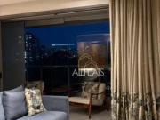 Flat com 1 dormitório para alugar, 44 m² por R$...