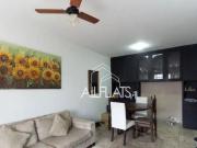 Flat com 2 dormitórios para alugar, 75 m² por R$...