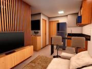 Flat de 1 quarto com área externa na Praia do Cupe