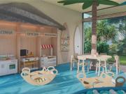 Flat frente piscina no empreendimento my beach em muro alto