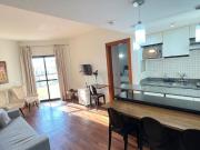 FLAT MOBILIADO BONAPARTE SHS GRANDE ANDAR ALTO VARANDA...