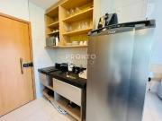 Flat mobiliado em muro alto | conforto, lazer e...