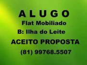 Flat Mobiliado Ilha do Leite. 2.990, Aceito Proposta