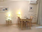 Flat Innside Higienópolis para venda com 27m² c/ sacada...