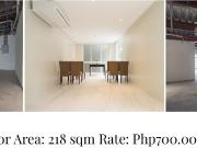 For Lease: 218 sqm Commercial Space in Bel Air, Makati City