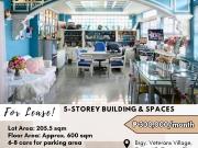 FOR LEASE 5 Storey Building and Spaces located at Brgy....