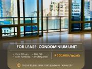 FOR LEASE Condo Unit located at The Suites, BGC, Brgy....