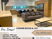 FOR LEASE Corner House and Lot located at Ayala Alabang...