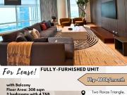 FOR LEASE Fully Furnished Unit located at Two Roxas...