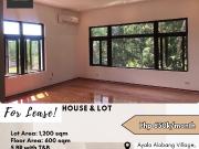 FOR LEASE House and Lot located at Ayala Alabang...
