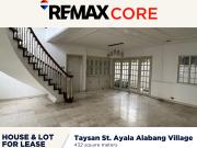 FOR LEASE: House & Lot in Ayala Alabang Village