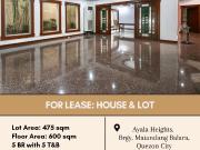 FOR LEASE House & lot located at Ayala Heights, Brgy....